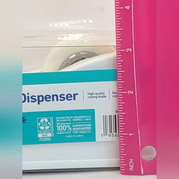 Wexford Desktop Desk Tape Dispenser White NWT - Picture 8 of 13